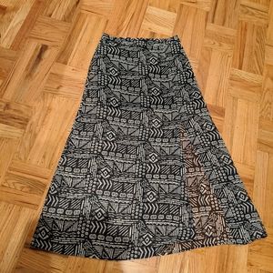Geometric Maxi Skirt